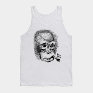 Orangutan Youth Face Tank Top